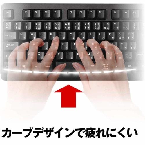BUFFALO Wireless Full Keyboard Quiet Mouse Set High Durability Long Battery Life Remote Telework Fatigue-Free Design Easy Connection Reliable Support