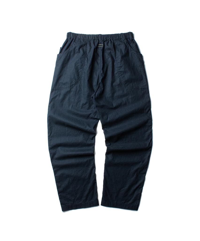 Deoleseukyu Linen Cotton Domingo Pants [Navy]