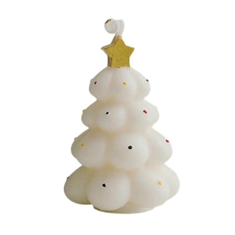 Handmade Christmas Tree Candle With Refined Paraffin And Bean Wax Blend Fragrant Candle