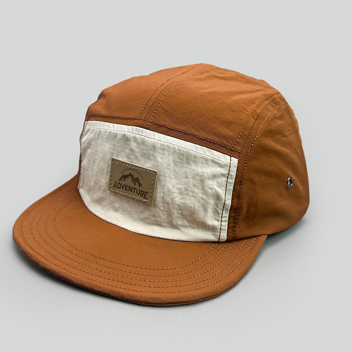 Unisex Sneldrogend Buiten Letters Baseballpetten Veelzijdig Kort Vizier Mode Zonneklep Blokkerend Ademend Petten (as the picture,52-60cm) brown