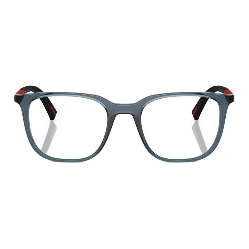 Prada Striped Brand Logo Injection Square Optical Glasses Unisex Couple Style Blue Blue 48 Basic Packaging-glasses Case + Packaging Box