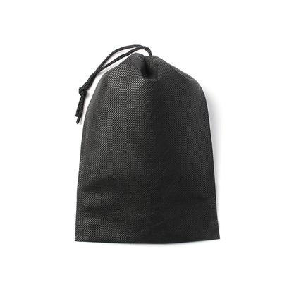 One-piece String Non-woven Pouch 20p Set (20x27cm) (black)