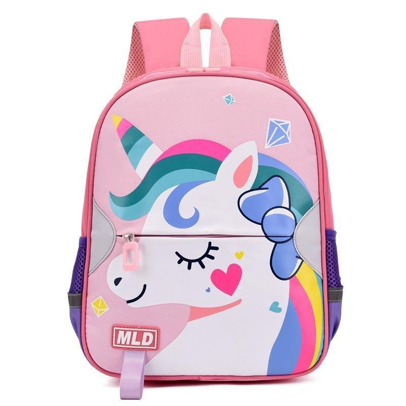 Lovely Children s Book Bag With Shoulder Straps Available In Multiple Colors розовый