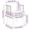 VidaXL Chaise de jardin avec coussins naturel résine tressée, siège de jardin, chaise de patio, chaise à manger de jardin, 4108260