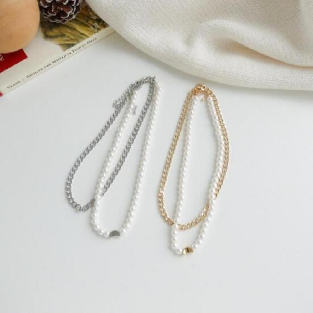 New Arrivals Open Run Women Minkru White Beads Pearl Cubic