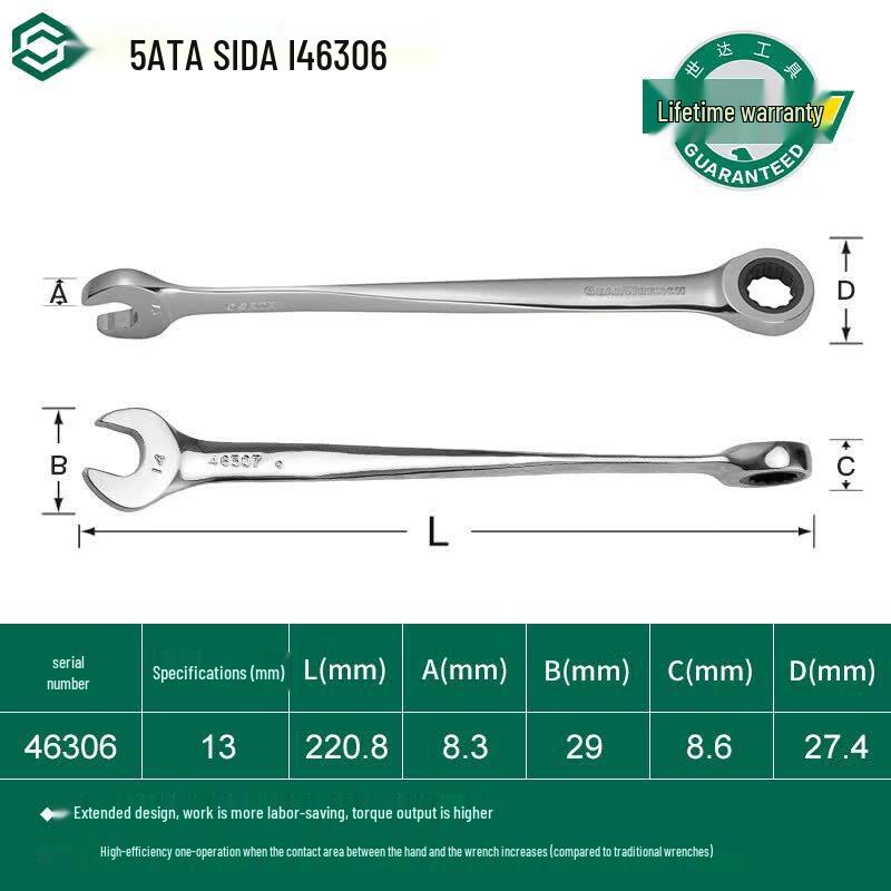 SATA 46306 Dual-Purpose Ratchet Wrench