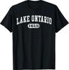 Retro Vintage Distressed Lake Ontario Est 1615 Men Women T-Shirt