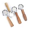 54mm Coffee Bottomless Portafilter with Filter Basket & Wooden Handle Replacement for   880/870/850 Coffee NaMachine Tool Reusable Alloy Filter