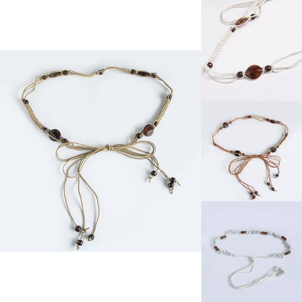 Bohemian Style Bead Decoration Women Casual Weaving Waist Chain For Women