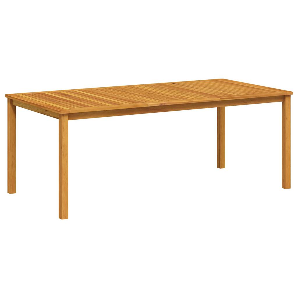 9 piece Outdoor Dining Set Natural Solid Acacia Wood