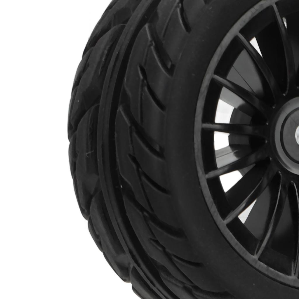 4Pcs Rubber Tire Strong Grip Powerful Buffering Racing Car Tires for UD1601 UD1602 UD1603 UD1604 UD1607 SG1603 SG1604