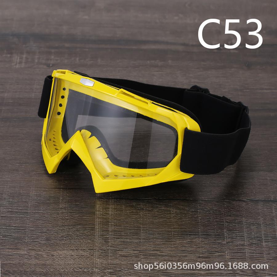 Painted Off-road Motorcycle Goggles, Retro Harley, Locomotive Outdoor Sports Riding Goggles, Ski Eyes