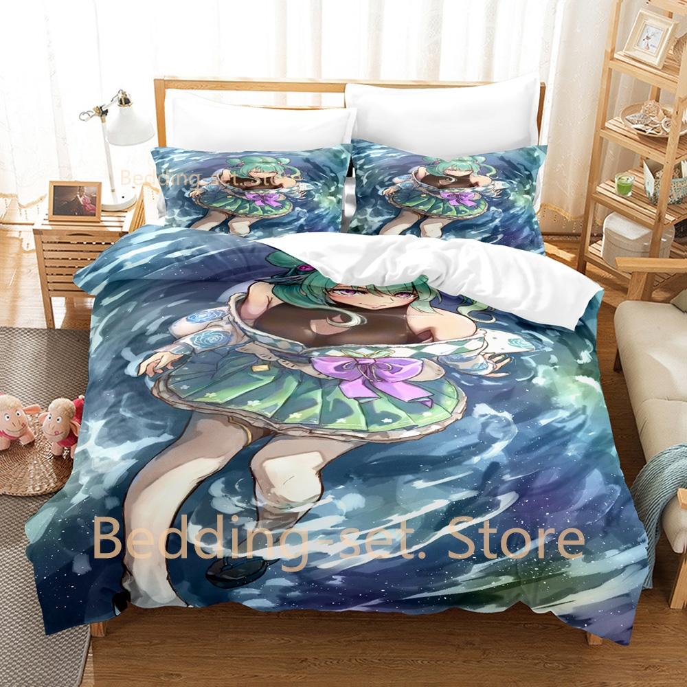 2024 Finana Ryugu Bedding Set Single Twin Full Queen King Size Bed Set Adult Kid Bedroom Duvetcover Sets 3D Anime Bed Sheet Set