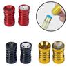 1PC 2IN1 Billiard Tip Tool Aluminum Alloy Multi-Purpose Shaper Tapper for Pool Cue Stick Maintenance Blue Gold Red Black