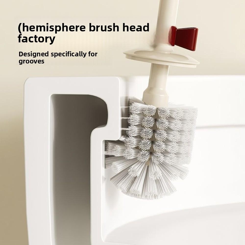 Hygienic Long Handle Toilet Brush Plastic Closestool Brush Toilet Scrubber  Dead Corner Cleaning