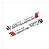 Valve Stems Caps 2Pcs Car Side Door Sticker Cool Decal Decoration Styling For VW Volkswagen Golf Polo Passat Touran Accessories