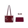 New Y2K Ribbon Bow Ita Crossbody Bag Anime Girls Transparent Large Capacity Shoulder Bag DIY Display Handbag Lady Satin Tote Bag