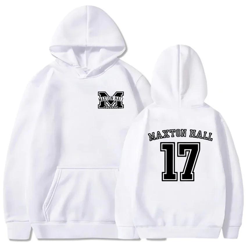 Maxton Hall 17 TV Graphic Hoodie The World Between Us Sweatshirt Sudaderas Para Mujer Casual Unisex Clothing Winter Comfortable