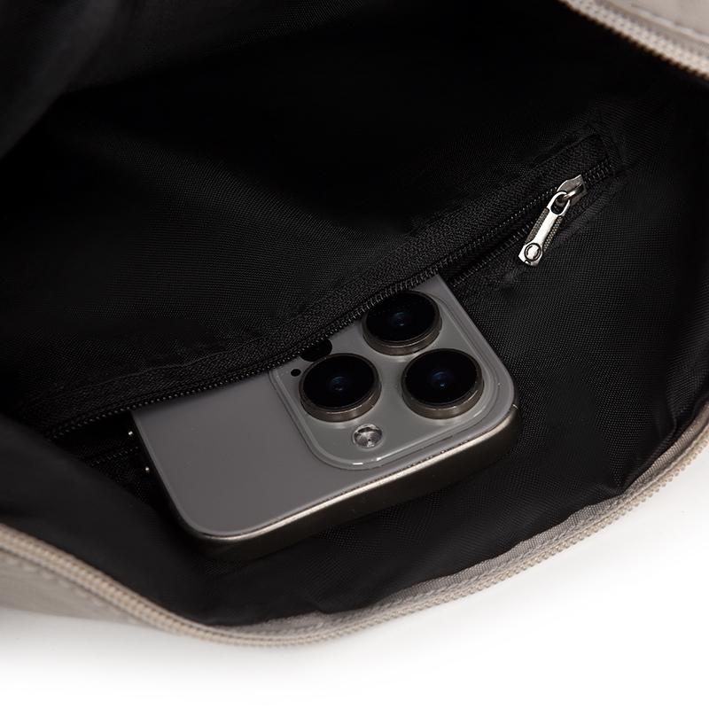 Soft Leather Multi-Layer Shoulder Bag Women's Multi-Pocket Crossbody Bag Mother's Bag