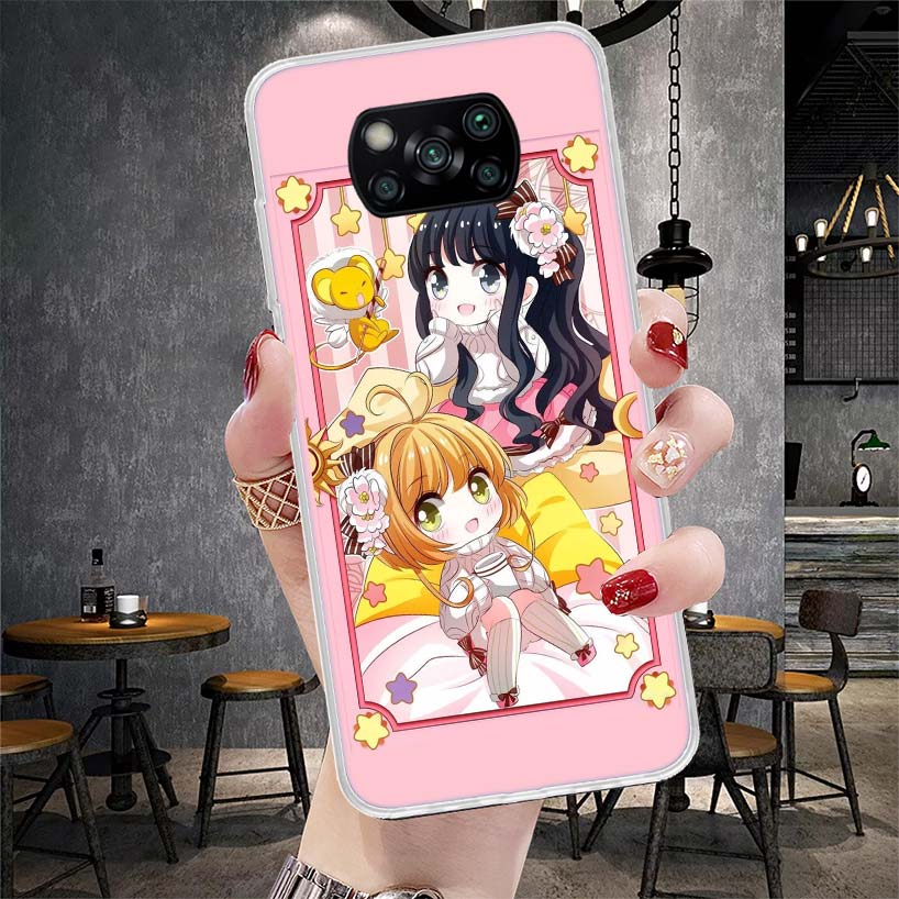

Чехол для телефона аниме CardCaptor Sakura для Xiaomi Redmi 15C 15 13C 13 Poco X5 X6 X7 F7 Ultra M7 12C 12 10 10C 9C 9A 9T 9 Fundas Poco Xiaomi Poco X5