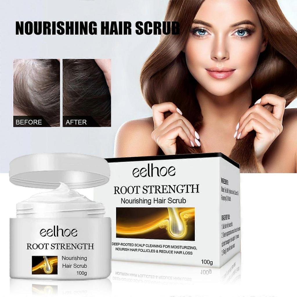 Eelhoe Scalp Scrub Hair Strengthening Anti-Hair Loss Deep Cleansing Volumizing Anti-Dandruff Refreshing Shampoo
