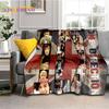 2025 Rock-One Direction Combinatio 1D Star Soft Blanket,Soft Throw Blanket for Home Bedroom Bed Sofa Picnic Travel Cover Gift