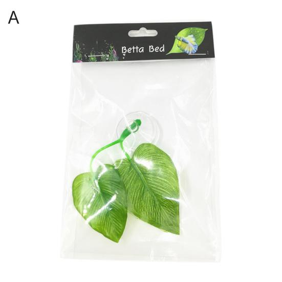 Aquarium Fish Tank Simulation Leaves Landscaping Artificial Plants Ornament