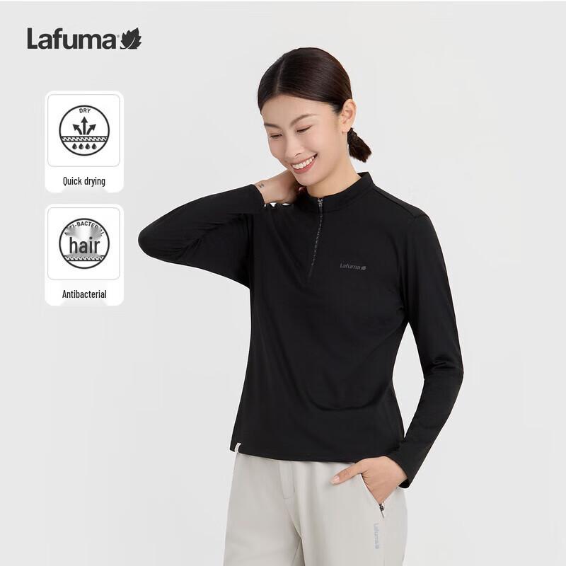 LAFUMA Women s LFTS5CL72 Half-Zip Long Sleeve Running Top S (36)