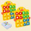 Montessori Spielzeug für Kinder 3D Holzpuzzles für Kinder von 3 bis 6 Jahren DIY Geometrische Formen Farbzuordnung Lern-Lernspiel