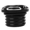 Motorcycle CNC Aluminium Black Gas Cap Fuel Oil Tank Cover For Harley Sportster XL 883 1200 Dyna Softail Touring Road King