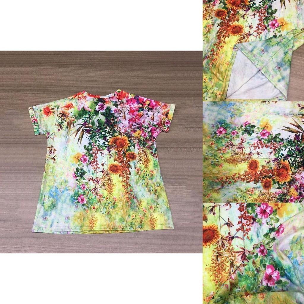 Women's Floral Print Short Sleeve Tops Featuring Soft Material For Ultimate Comfort