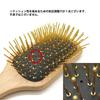 Paddle Golden 24K Scalp Beautiful Shiny Ahara/YUAN Brush, Comb, Plated, Comb, Luxury, Hair,