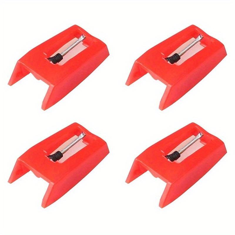 

4Pcs Record Player Needles Universal Replacement Stylus Needles Replacement Stylus Needles for Vinyl Record Player 4pcs червоний