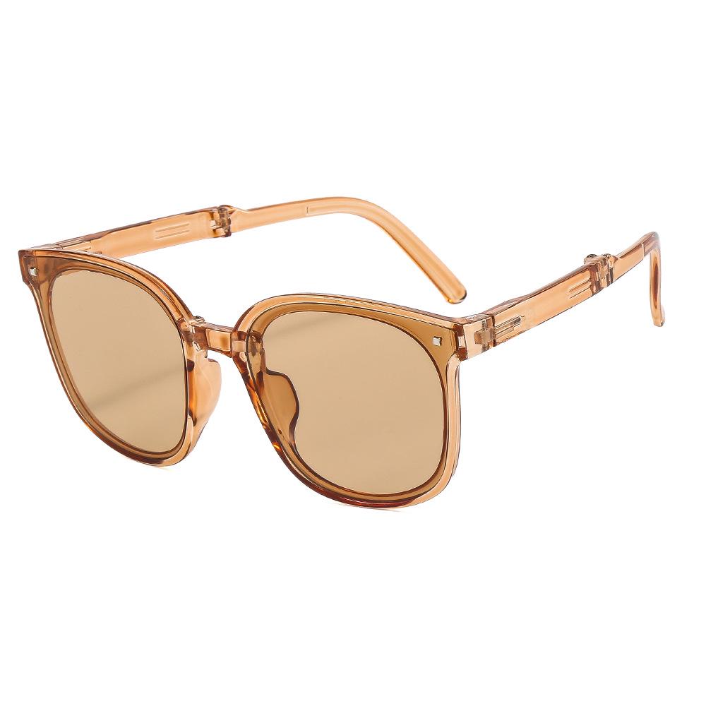 

2025 Универсальные женские складные солнцезащитные очки в корейском стиле