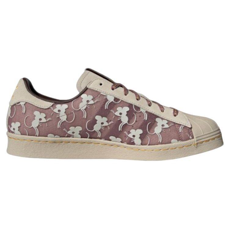 Adidas Originals Han Meilin X  Superstar 80S Zi Shu Low-Top Sneakers Unisex Sneakers Gray Brown ID4376