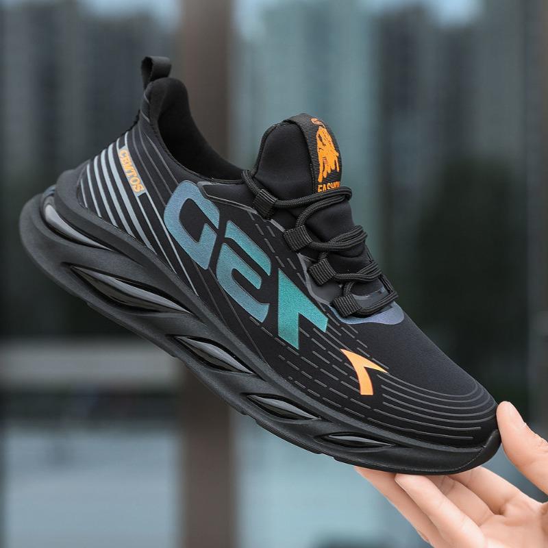 Summer Men's Casual Versatile Shoes, Fashionable Sports Shoes, Breathable Running Shoes, Outdoor Walking Training Tennis Shoes
