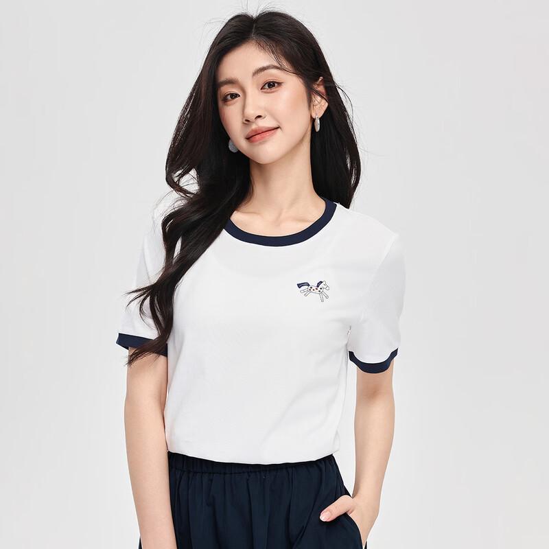 

INMAN Cotton Color-block Horse Print T-shirt S