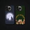 L-Lord of the R-Rings Map Logo Phone Case For iPhone17, 16,15,14,13,12 Pro Max Black Candy Matte Shockproof Cover
