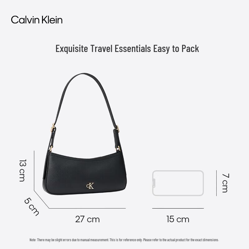 Calvin Klein Women's Metal Logo Shoulder Bag