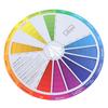 Paper Card Color Mixing Wheel Ink Round Central Circle Rotates Tattoo Nail