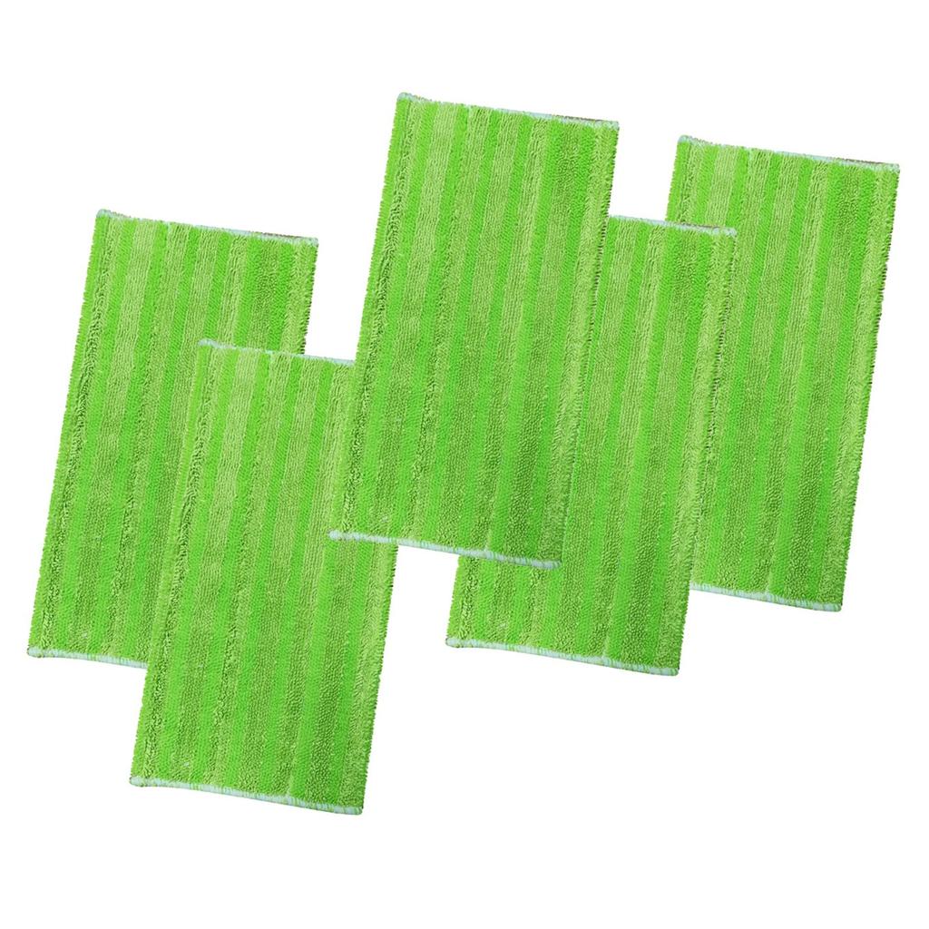 5-Pack Reusable Mop Pads Replacement Wet And Dry Mop Cloths