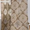 1PC NAPEARL Fashion Jacquard Tulle Curtain European Style Sheer Brown Grey Curtain  For Kitchen Living Room Home Decor