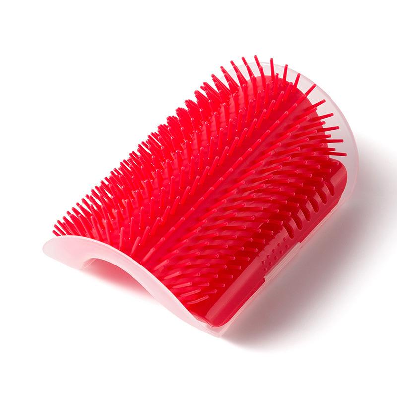 Wall-Mounted Self-Combing and Massaging Pet Brush for Cats and Dogs