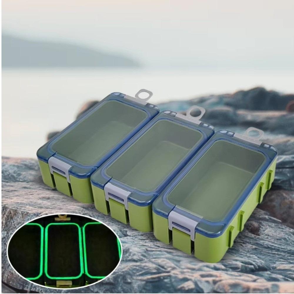 3pcs Plastic Fishing Tackle Box Mini Fishing Accessory Box Bait Storage Box Lure Fishing