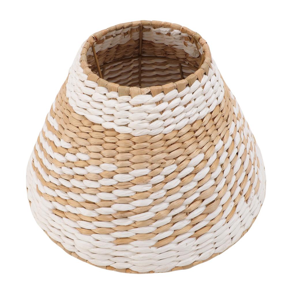 Tischlampenschirm Minimalistisch Handgefertigt Gewebter Lampenschirm für E27 E14 Tischlampe Dekoration Typ 1