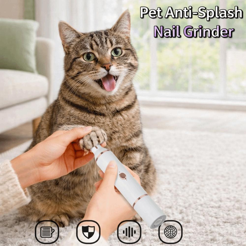 Low Noise Electric Dog Hair Trimmer Powerful Motor Professional Cat Nail Clipper Dual-Head Design USB Charging Pet Grooming Tool