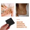 2Pcs Jewelry Storage Organizer Small Jewelry Box Paper Keepsake Case Lined Bracelet Earrings Necklace Protector Travel Gift