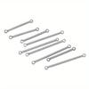 10pcs Stainless Steel 20mm/30mm Bar Stick Connectors Gold Color Plated Drop Earrings Jewelry Making Necklaces Components