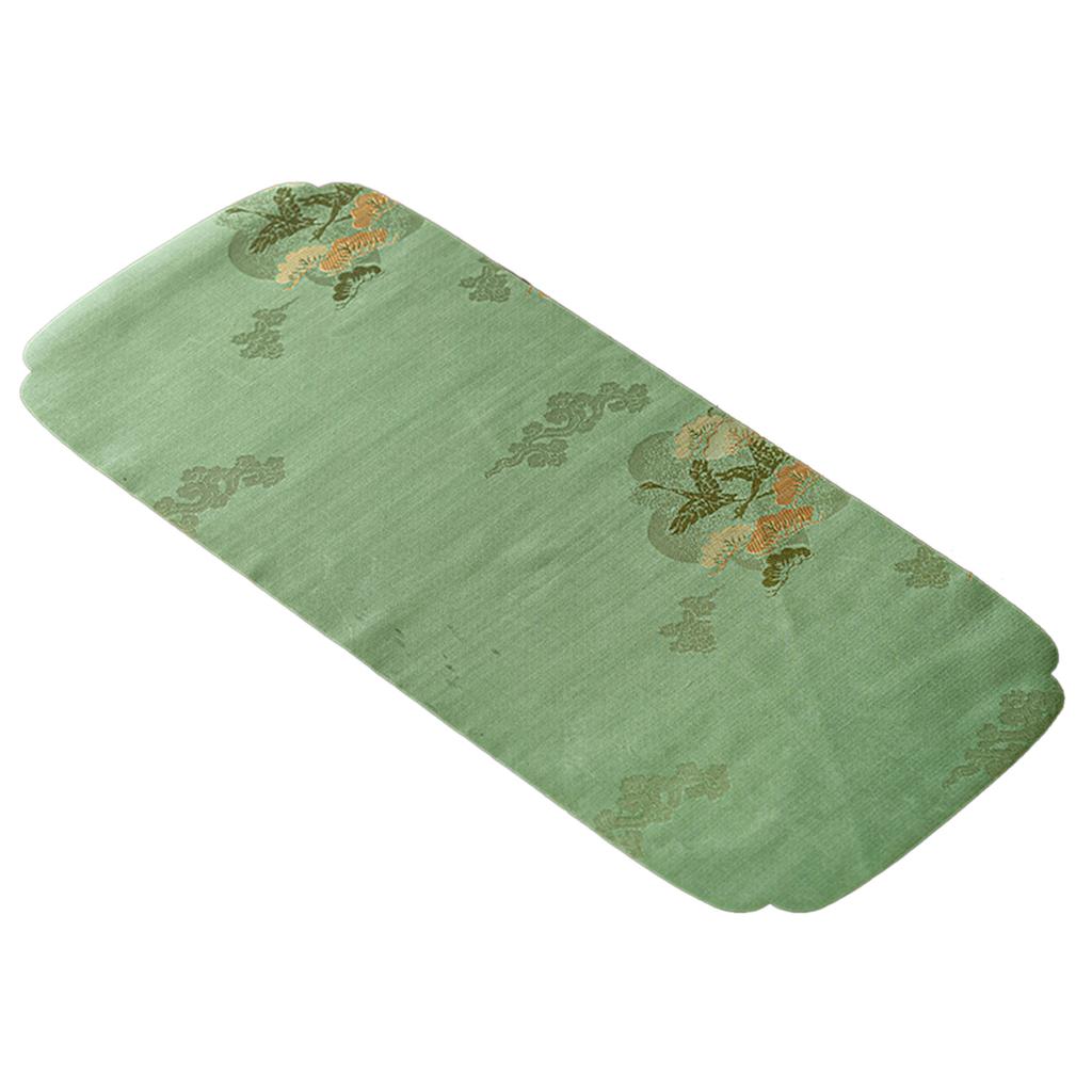 Embroidery Tea Mat Washable Absorbent Tea Ceremony Mat Decorative Tabletop Placemat for Tea Set Exquisite Chinese Style