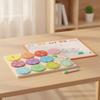 Double-Sided Fraction Learning Board Bright Colors for Home, Classroom, Kids